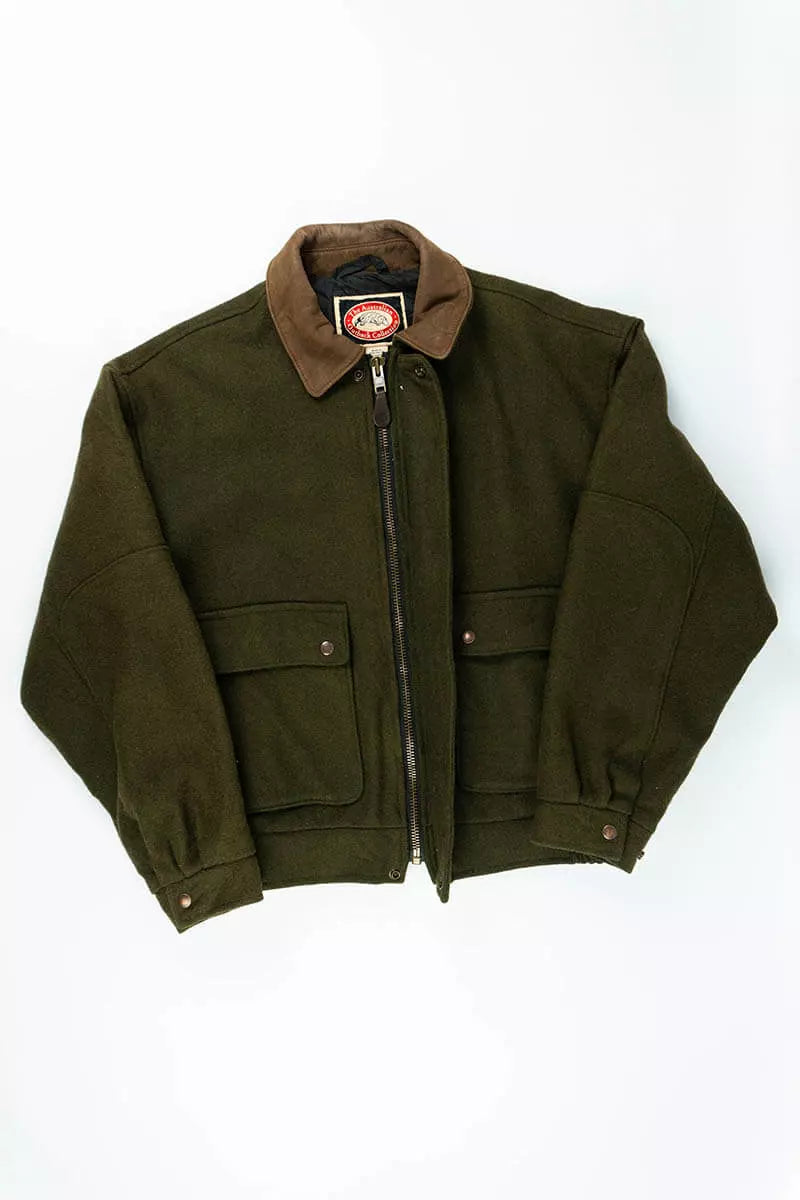 Giacca Vintage Canadese Ricamata
