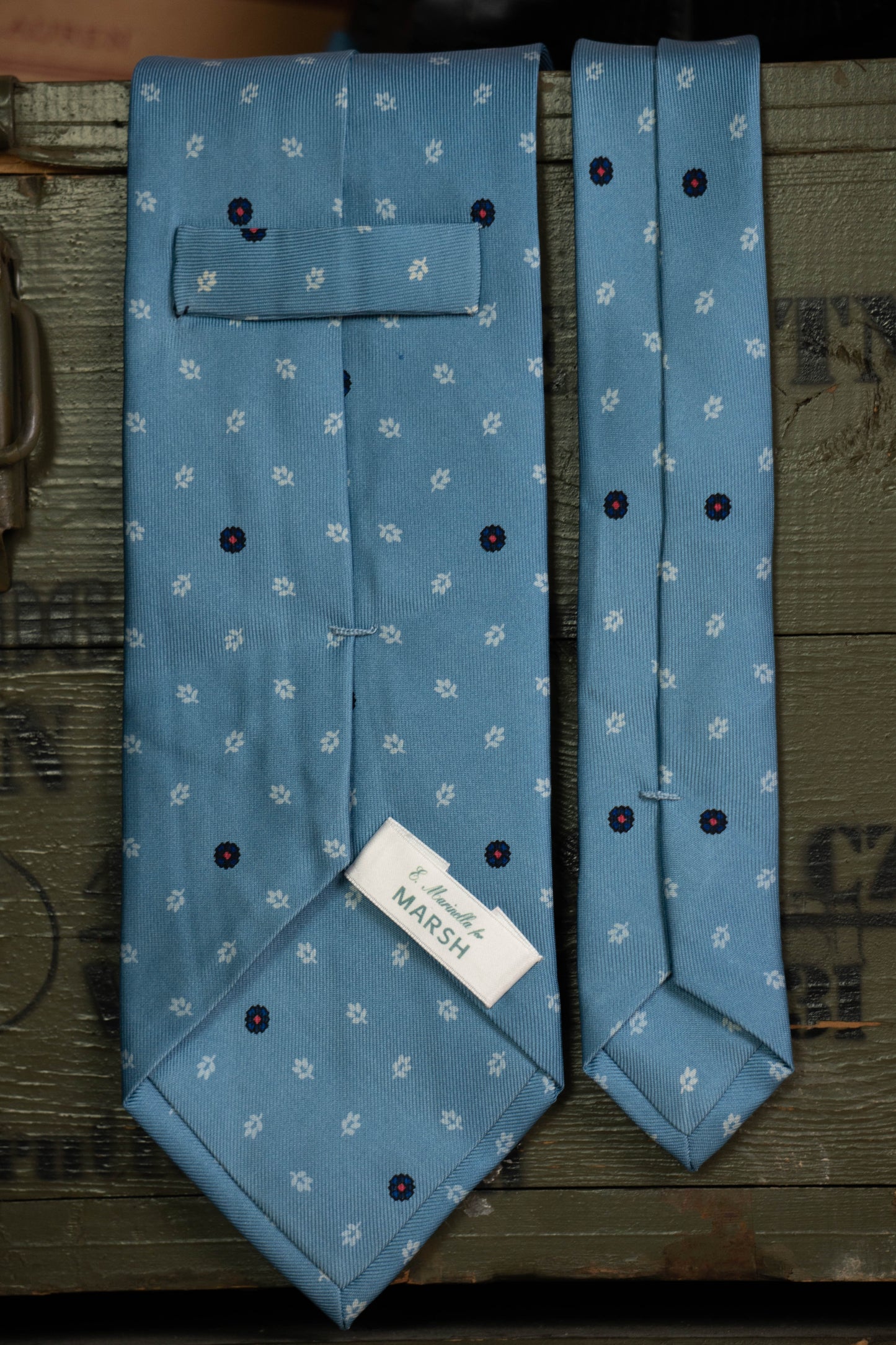 E.Marinella Blue Tie