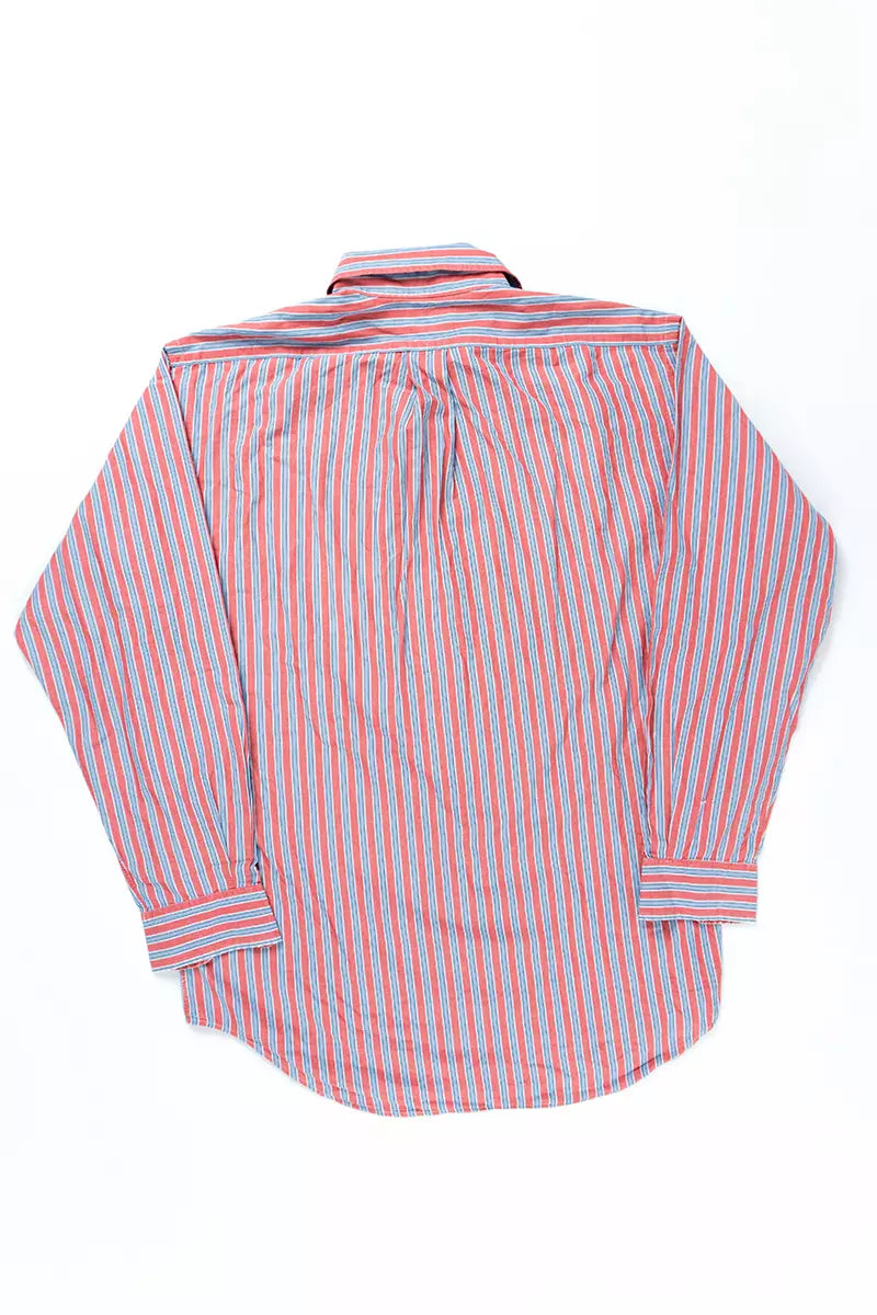 Camicia Ralph Lauren a Righe Classic Fit Rosso "S"