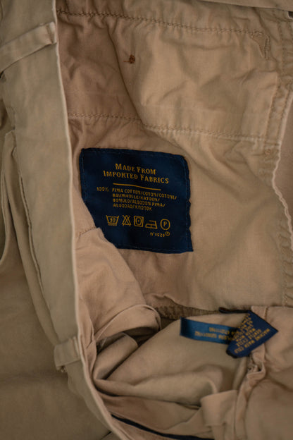 Bermuda Ralph Lauren Straight Fit Beige - W 40