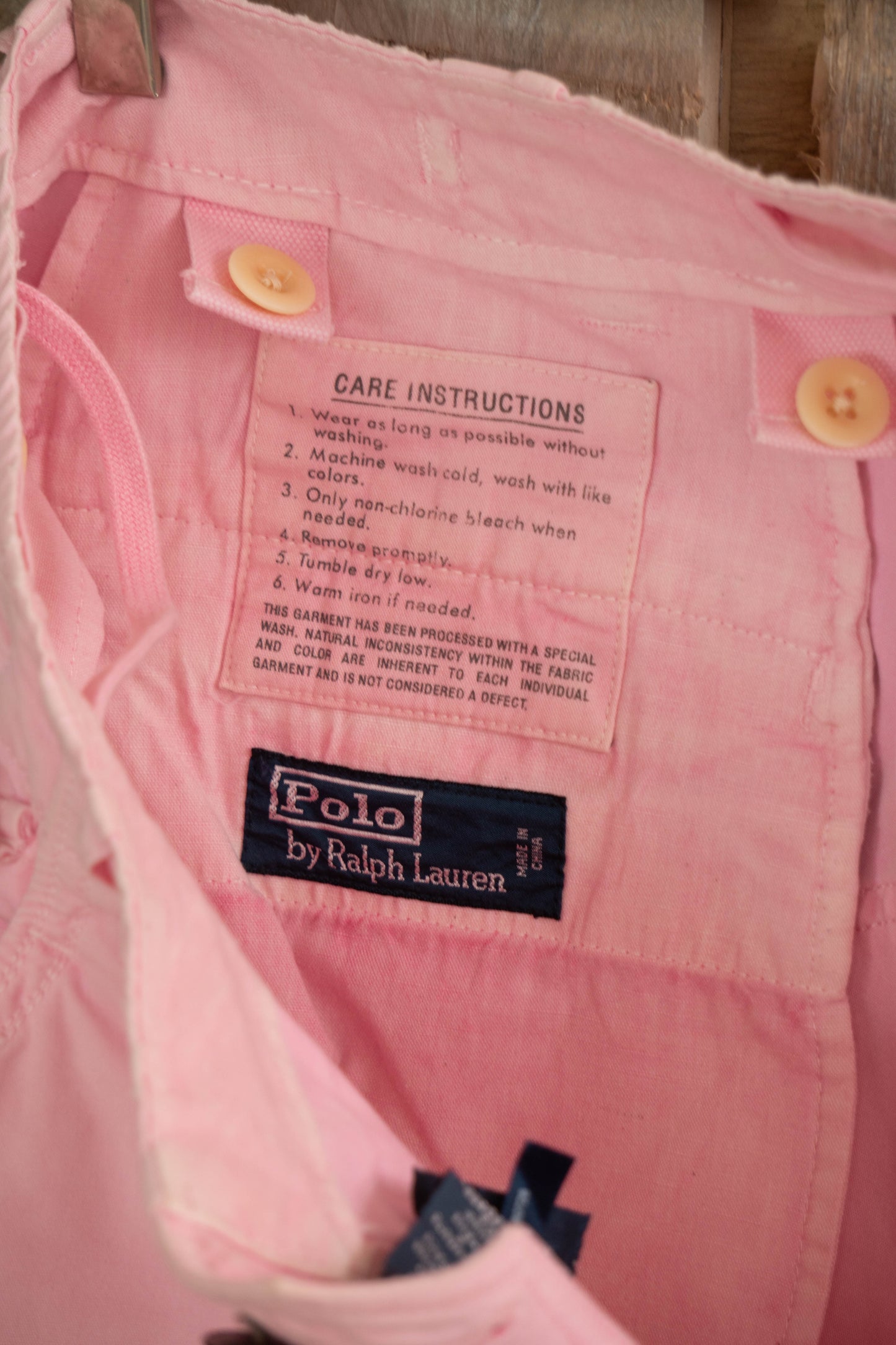 Bermuda Cargo Ralph Lauren Rosa- W 34