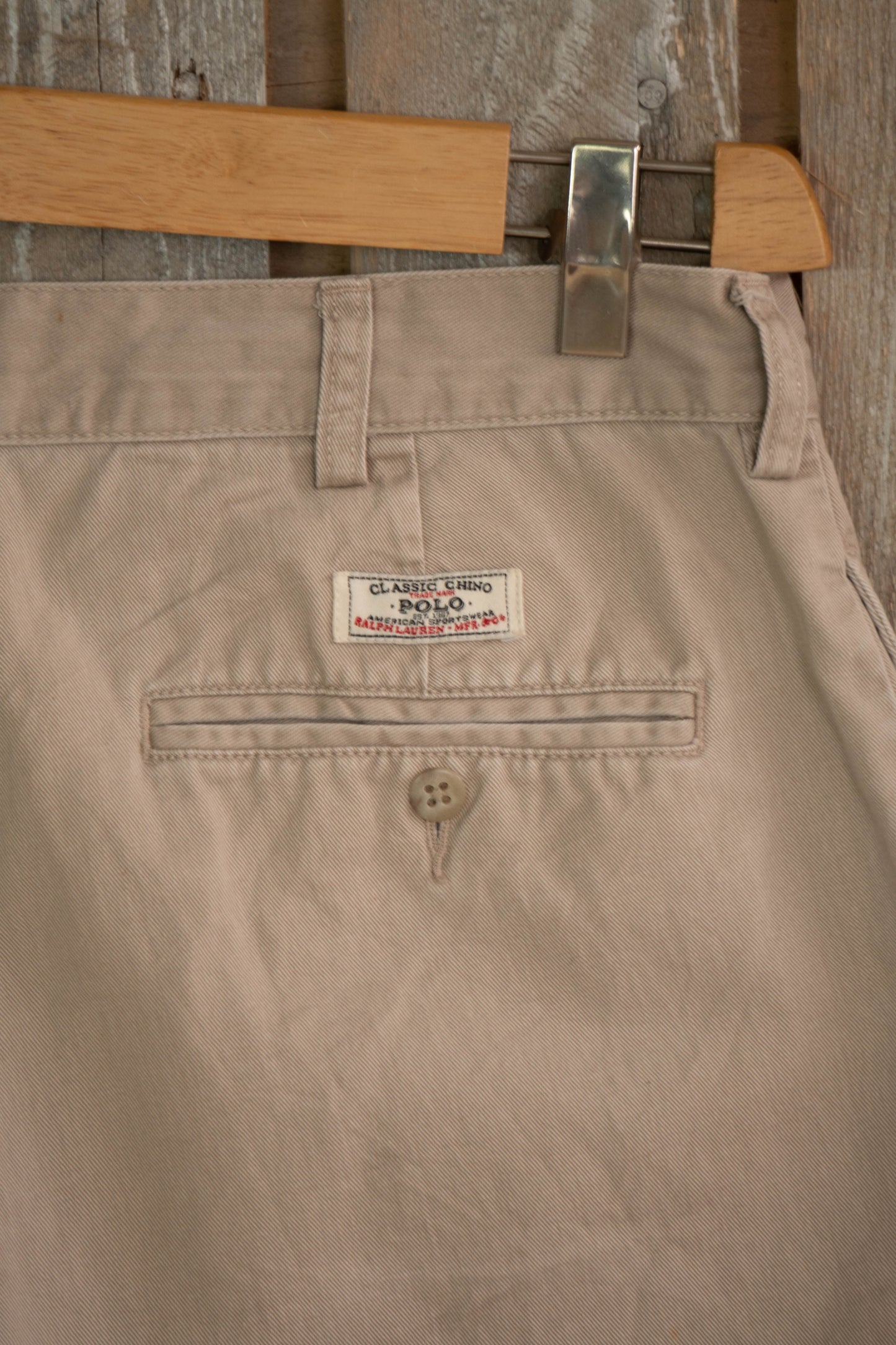 Bermuda Ralph Lauren Tyler Short Beige 1990 - W 32