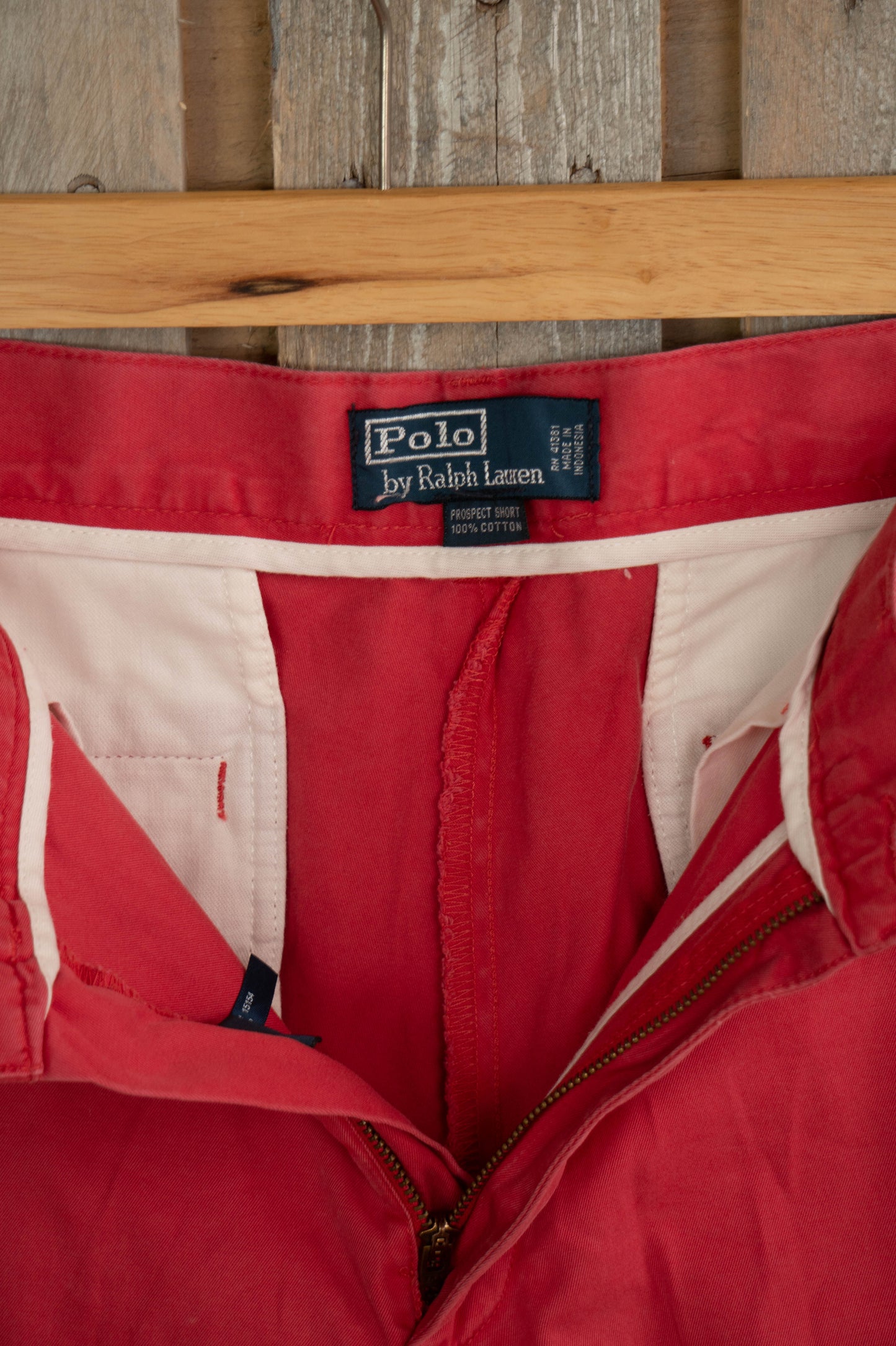 1990 Bermuda Ralph Lauren Prospect Short Rossi - W 30