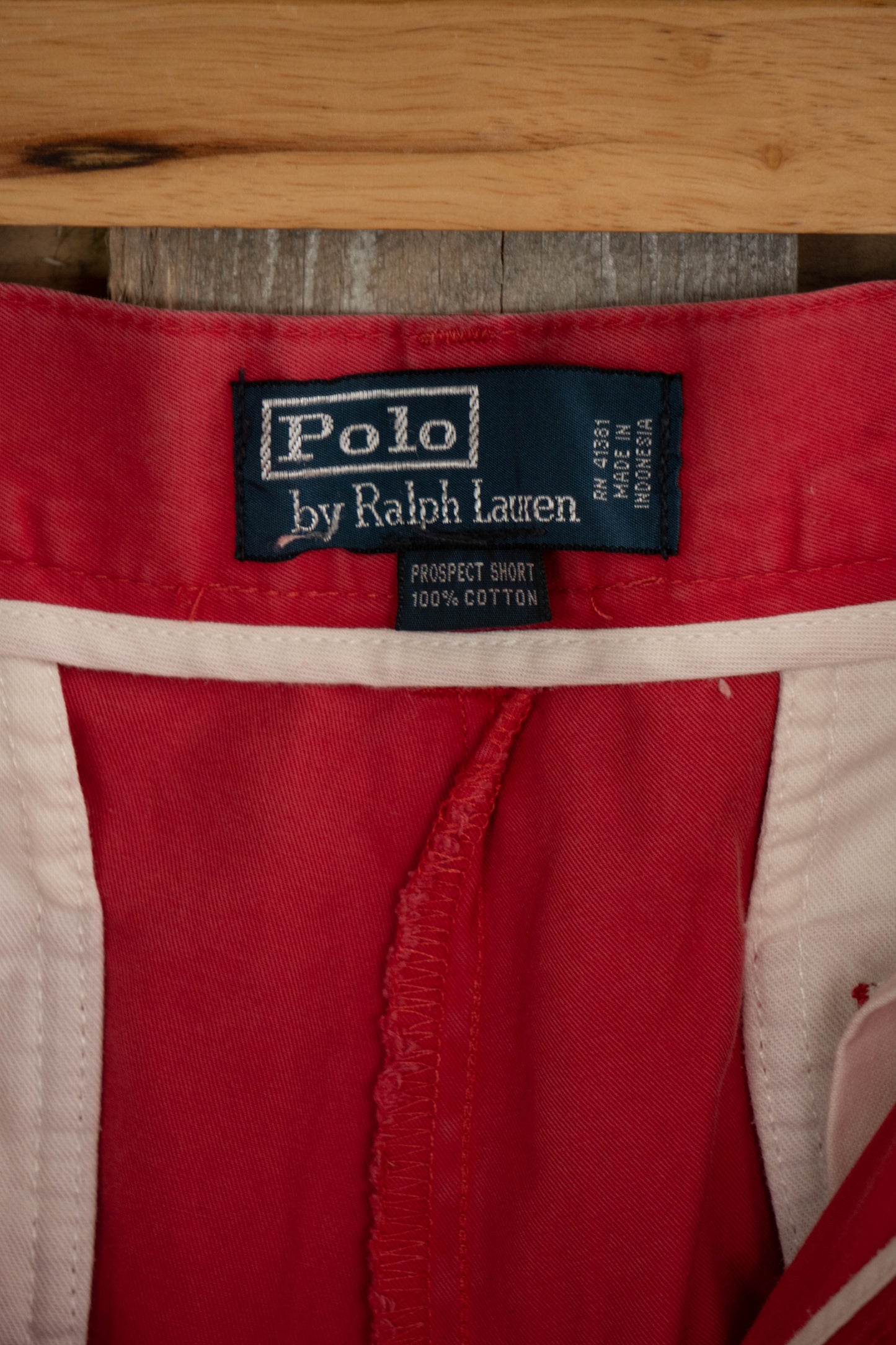 1990 Bermuda Ralph Lauren Prospect Short Rossi - W 30