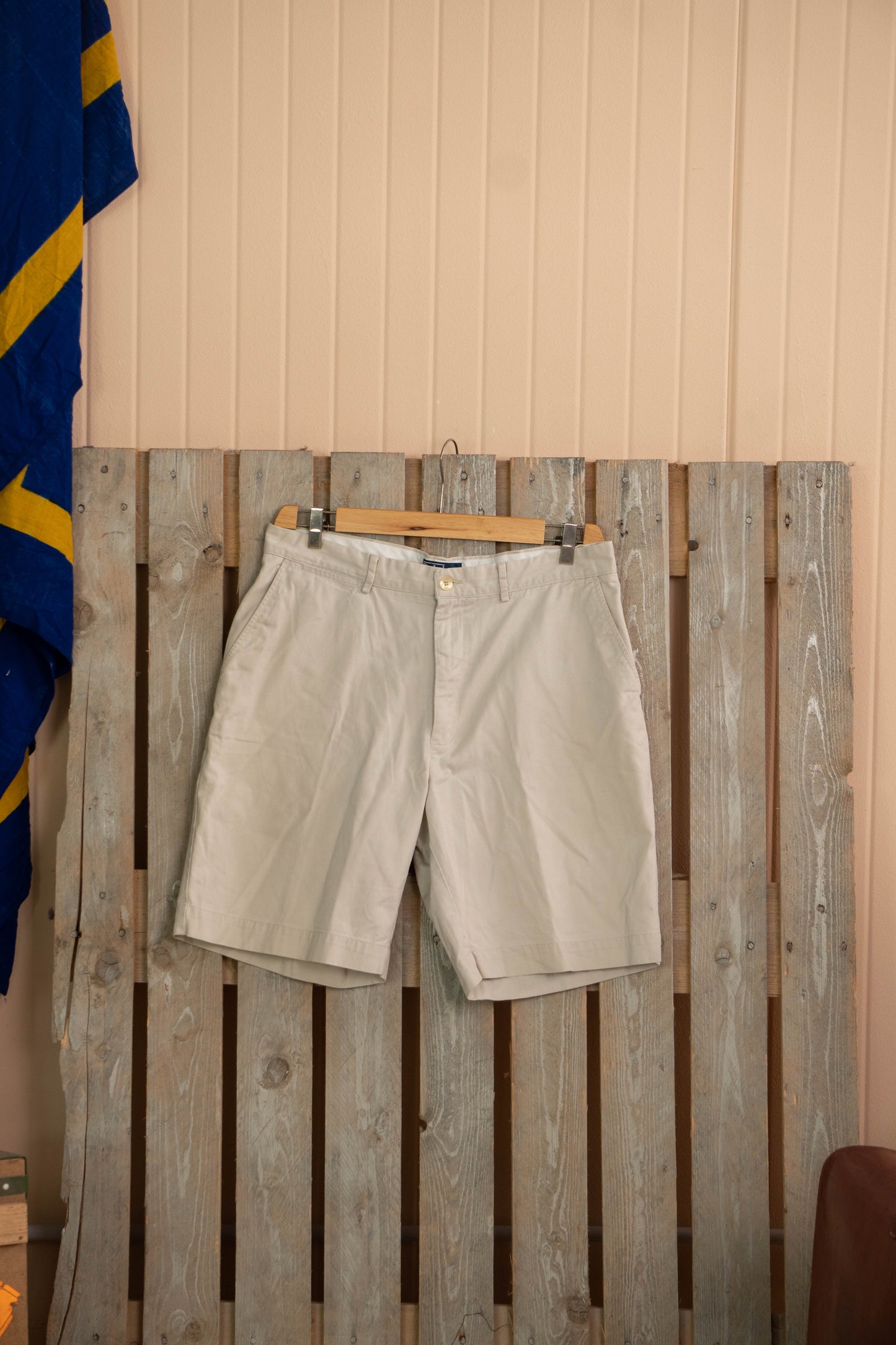 1990 Bermuda Ralph Lauren Prospect Short Beige -  W 35