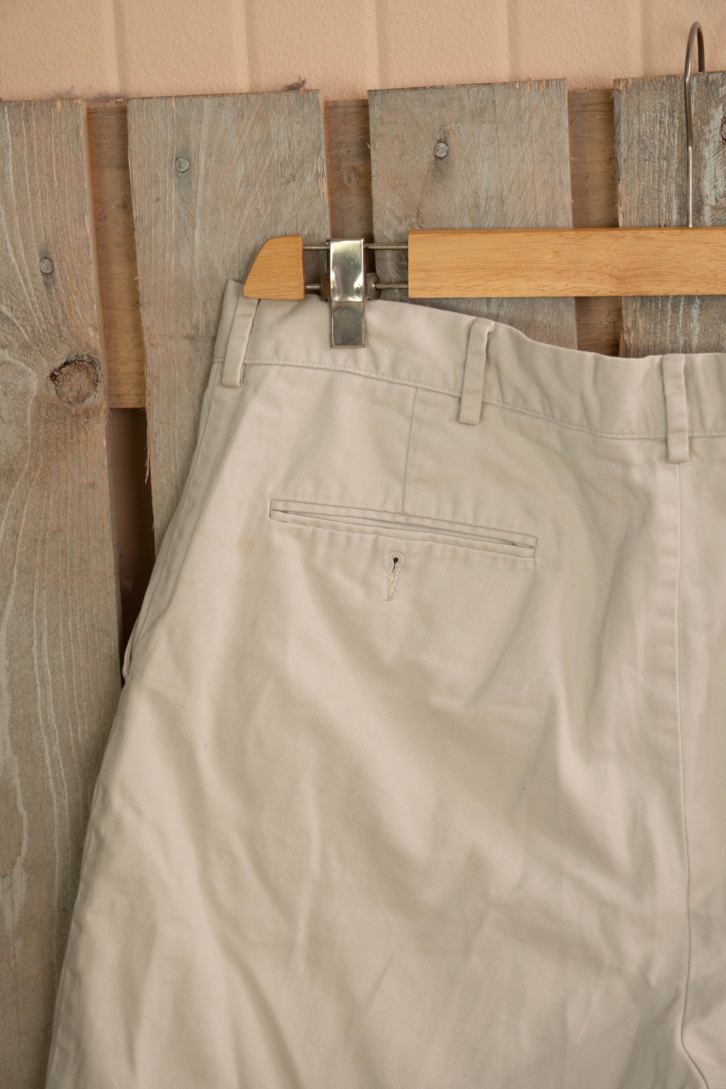 1990 Bermuda Ralph Lauren Prospect Short Beige -  W 35