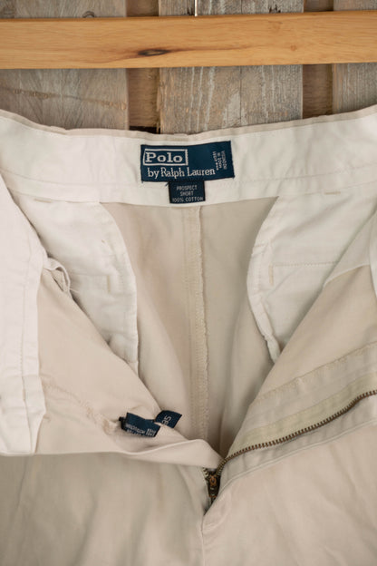 1990 Bermuda Ralph Lauren Prospect Short Beige -  W 35