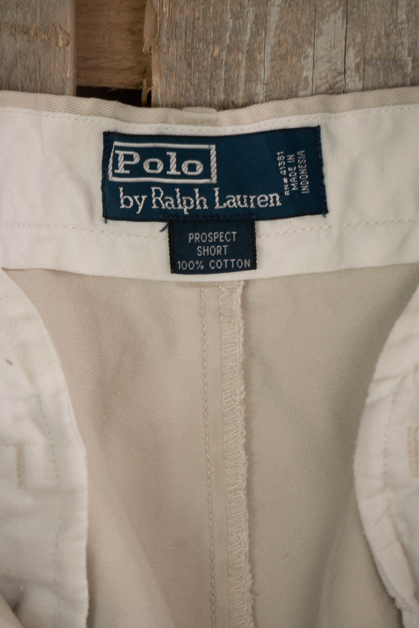 1990 Bermuda Ralph Lauren Prospect Short Beige -  W 35