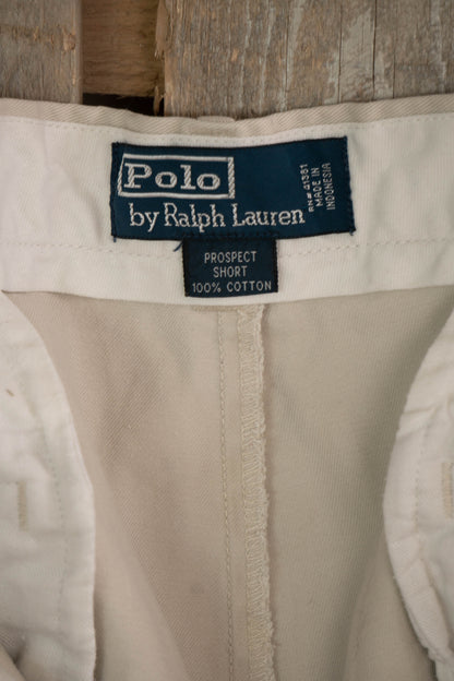 1990 Bermuda Ralph Lauren Prospect Short Beige -  W 35