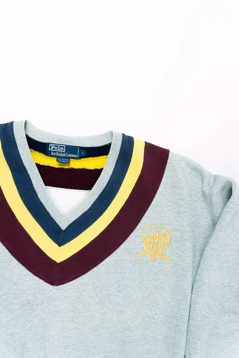 Felpa Ralph Lauren Scollo V "L"