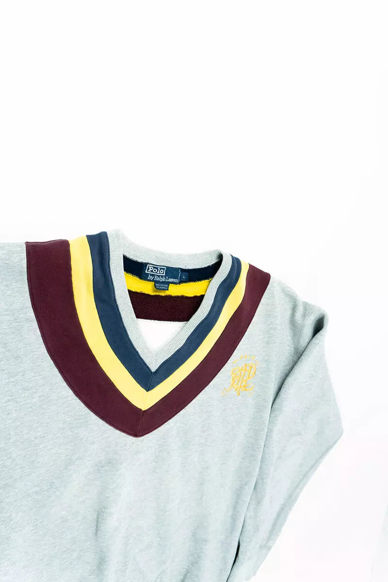 Felpa Ralph Lauren Scollo V "L"