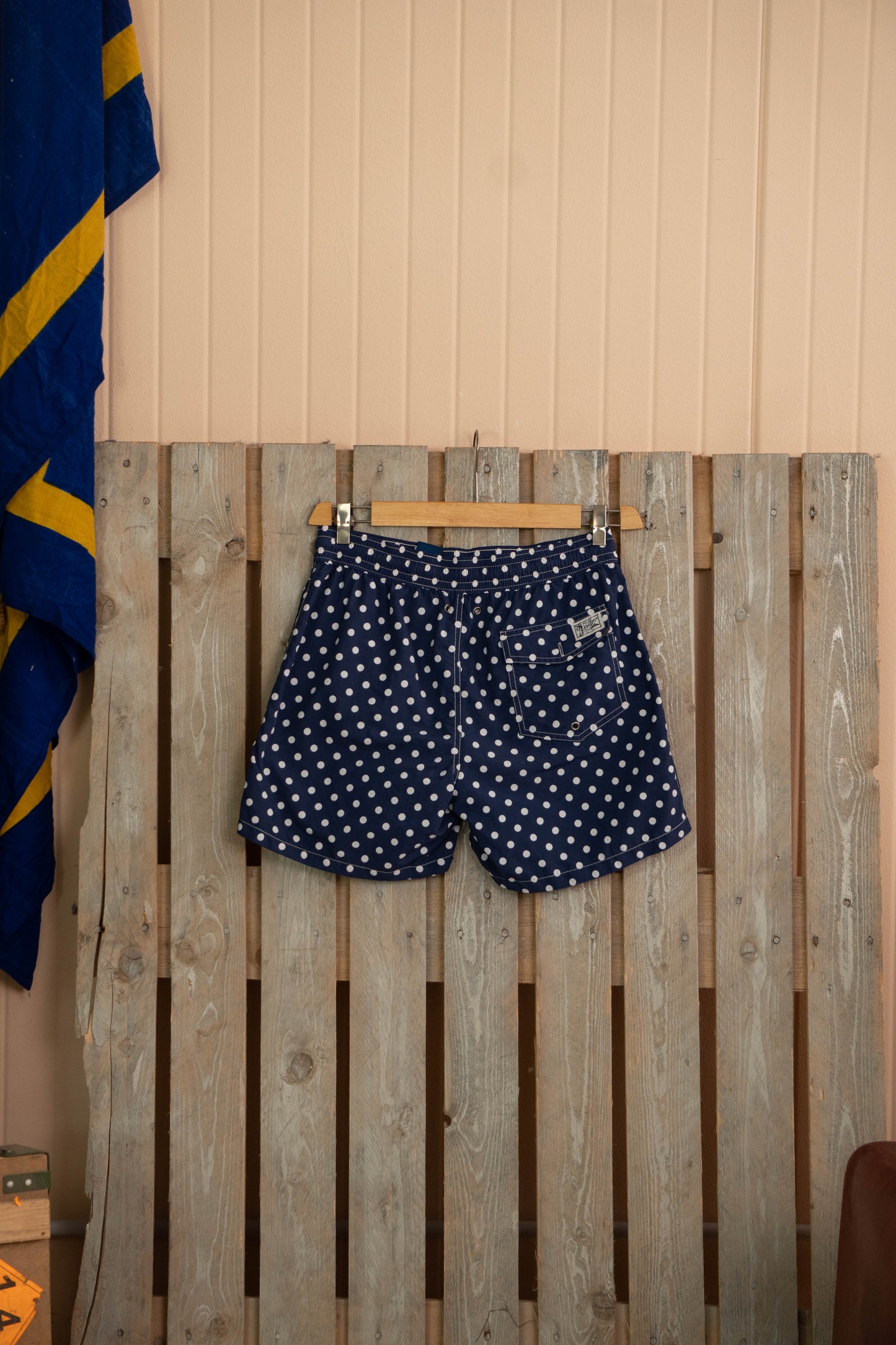 Costume da Bagno Ralph Lauren Blu Scuro a Pois - S