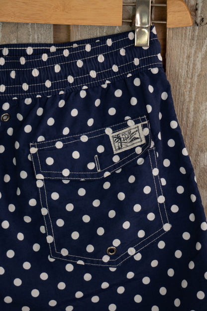 Costume da Bagno Ralph Lauren Blu Scuro a Pois - S