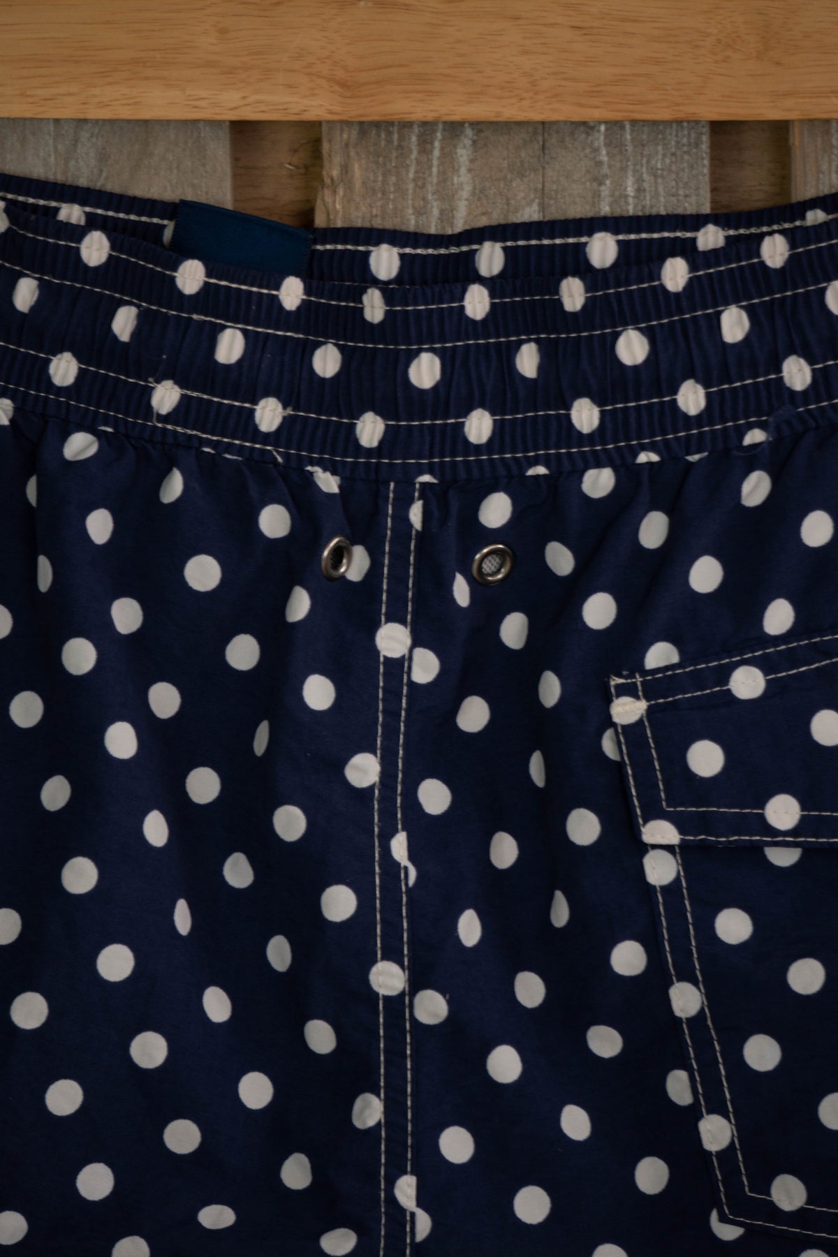 Costume da Bagno Ralph Lauren Blu Scuro a Pois - S