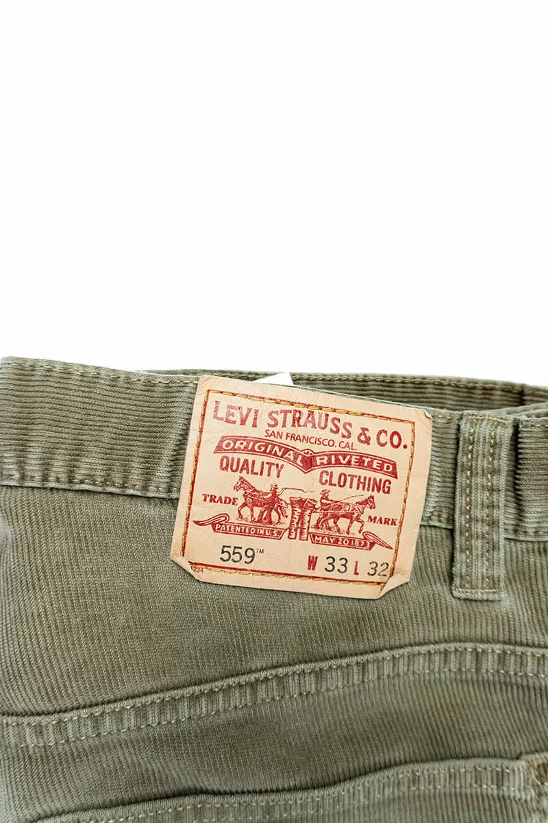 Pantaloni Velluto Levi's 511 Marrone "W33"