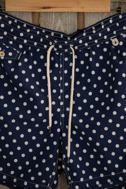 Costume da Bagno Ralph Lauren Blu Scuro a Pois - S