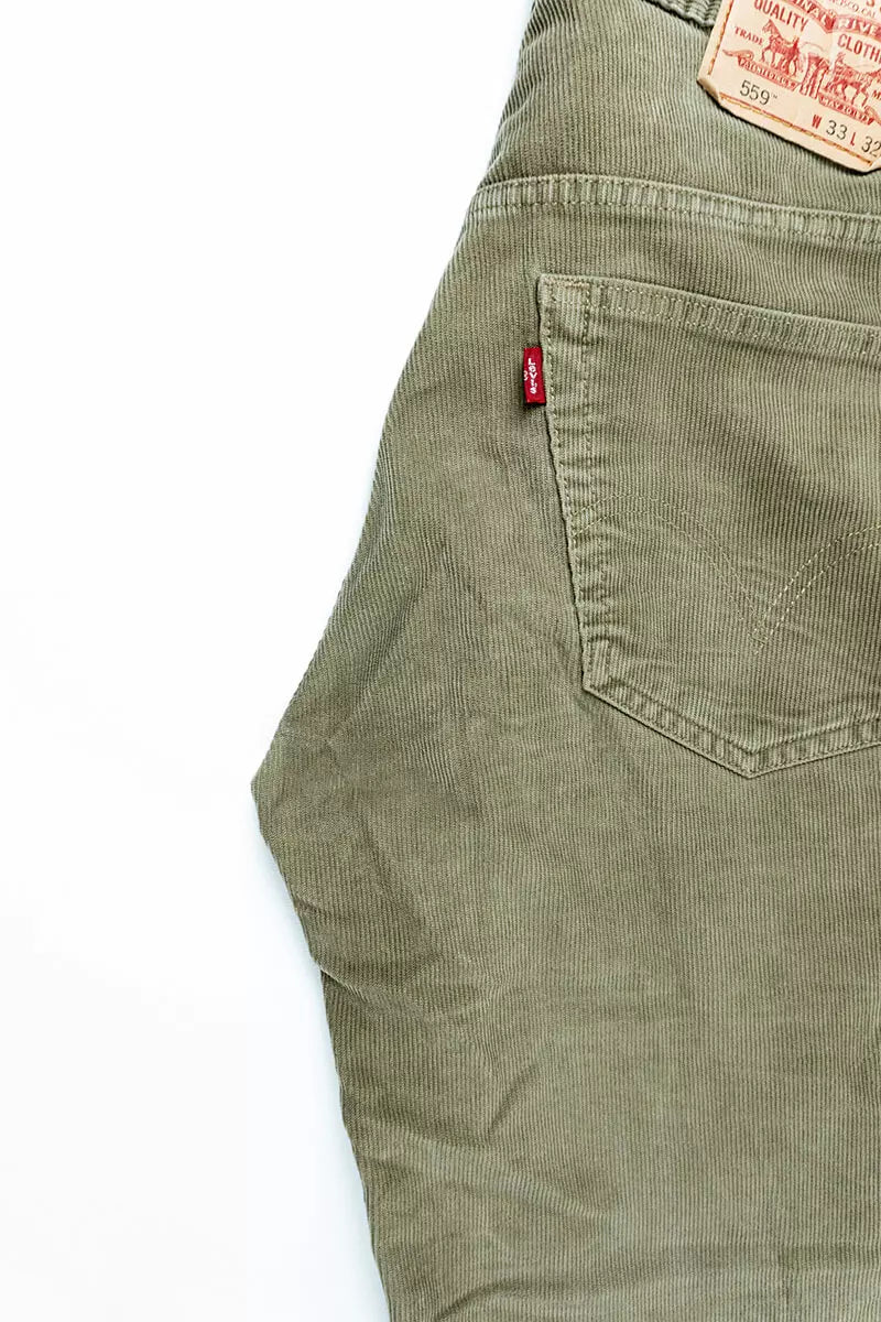 Pantaloni Velluto Levi's 511 Marrone "W33"