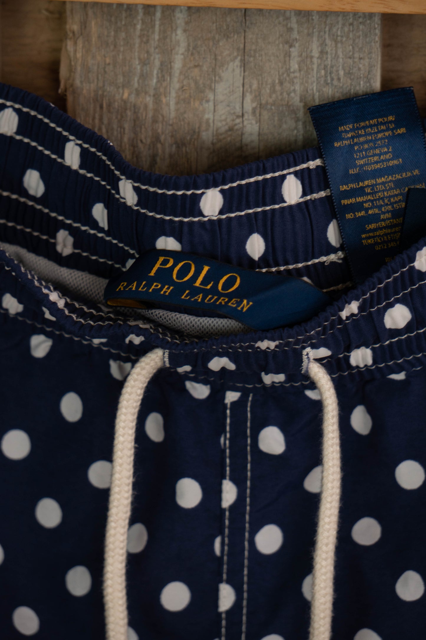 Costume da Bagno Ralph Lauren Blu Scuro a Pois - S