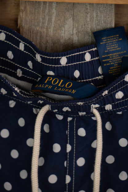 Costume da Bagno Ralph Lauren Blu Scuro a Pois - S
