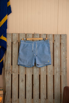Costume da Bagno Ralph Lauren a righe Azzurre e Bianche - S