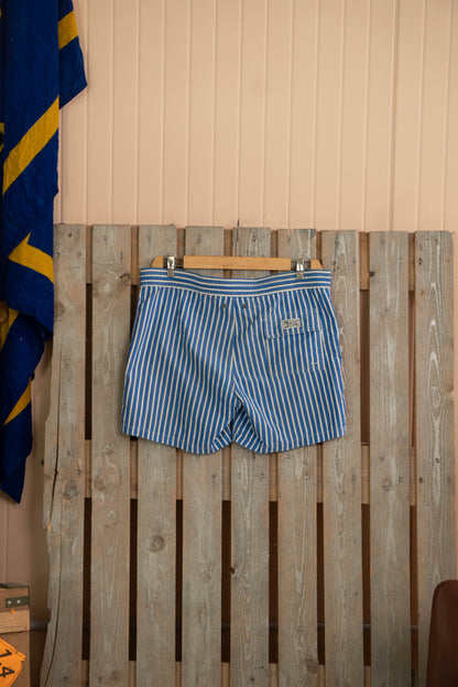 Costume da Bagno Ralph Lauren a righe Azzurre e Bianche - S