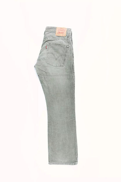 Pantaloni Velluto Levi's 511 Grigio "W 32"