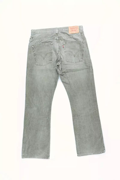 Pantaloni Velluto Levi's 511 Grigio "W 32"