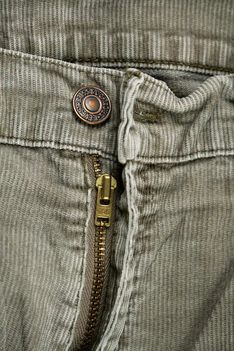 Pantaloni Velluto Levi's 511 Grigio "W 32"