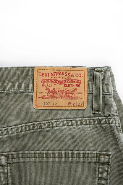 Pantaloni Velluto Levi's 511 Grigio "W 32"