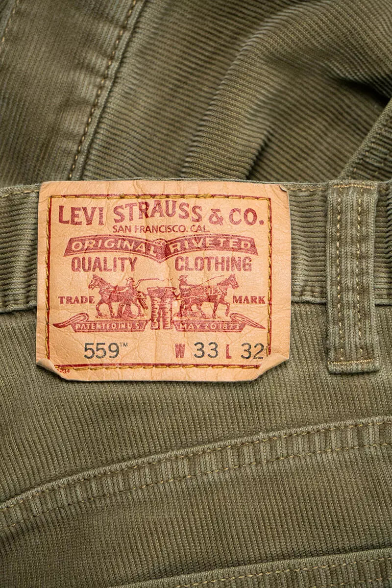 Pantaloni Velluto Levi's 511 Marrone "W33"