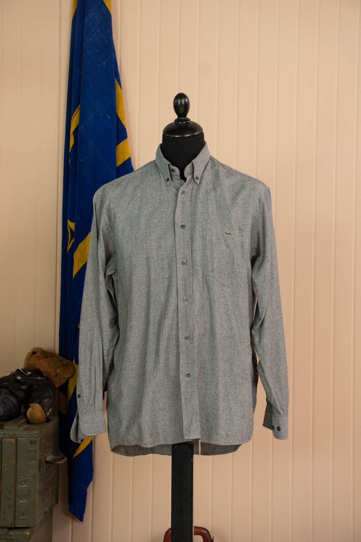 Camicia Lacoste Loisirs Melange - L