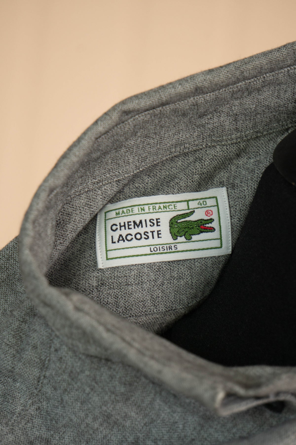 Camicia Lacoste Loisirs Melange - L