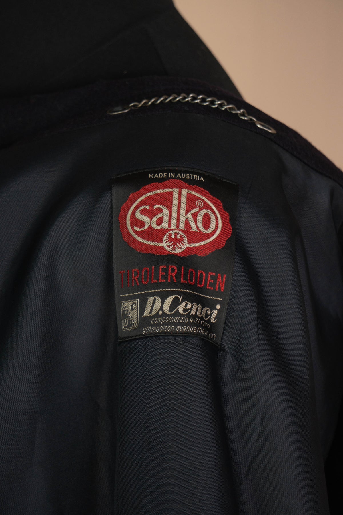 Cappotto Loden Tirolese Salko Blu - IT 50