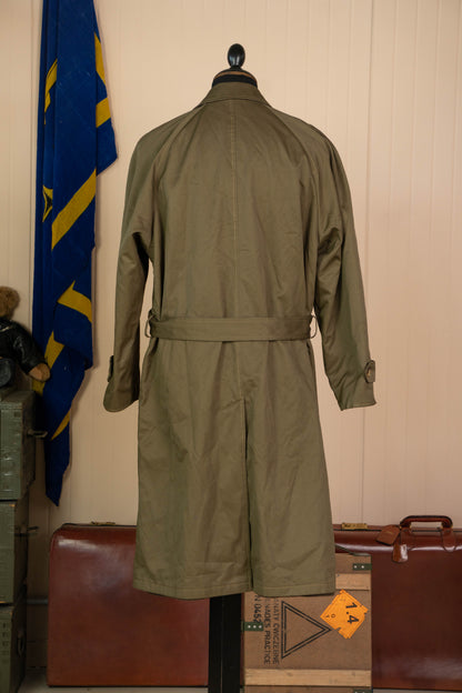 Impermeabile Trench Reverso Reversibile Verde e Marrone - IT 52