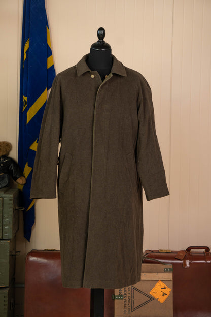 Impermeabile Trench Reverso Reversibile Verde e Marrone - IT 52