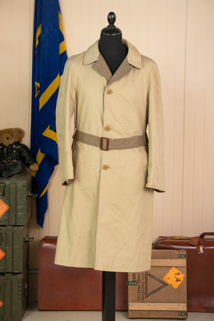 1990 Impermebile Trench Vintage Double Face Beige - IT48