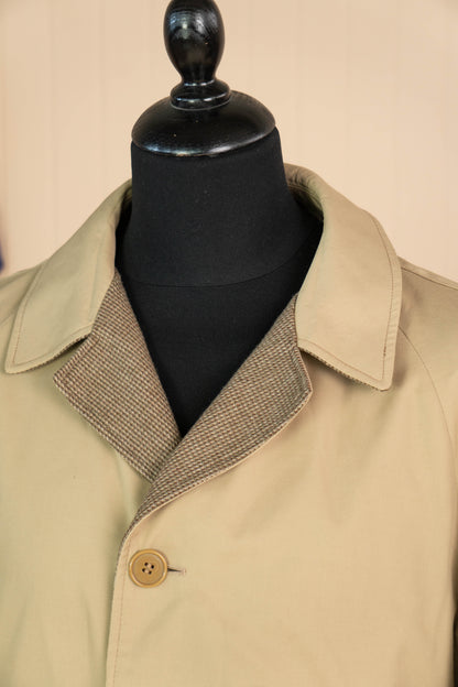 1990 Impermebile Trench Vintage Double Face Beige - IT48