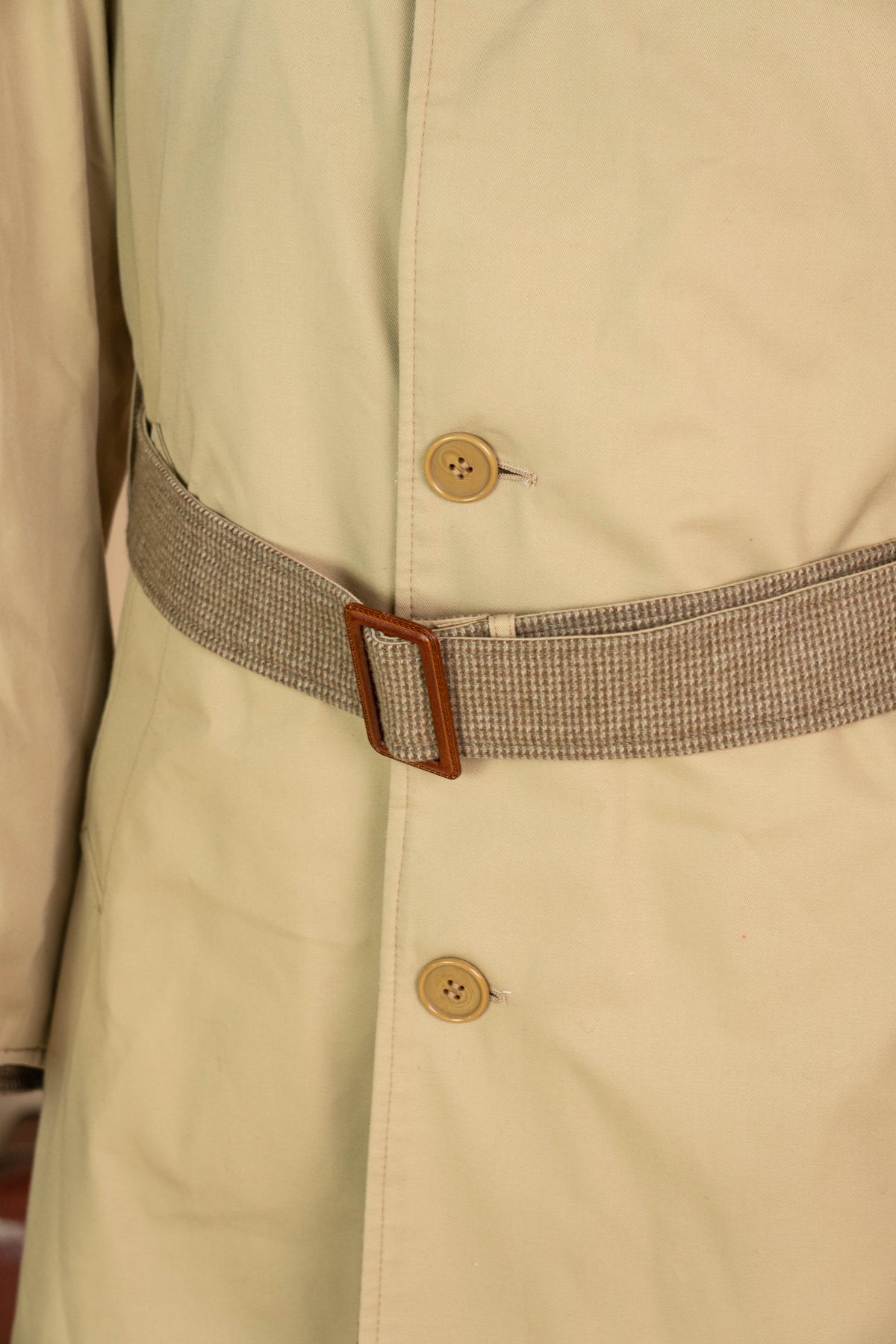 1990 Impermebile Trench Vintage Double Face Beige - IT48