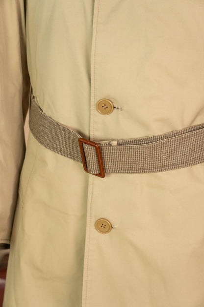 1990 Impermebile Trench Vintage Double Face Beige - IT48