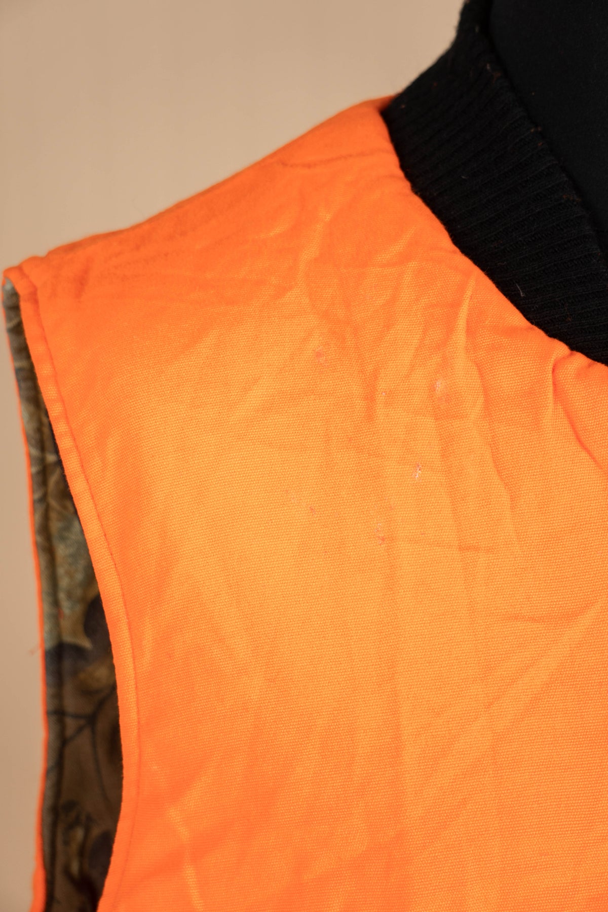 1990 Vintage Smanicato Walls Reversibile Real Tree Arancione - L