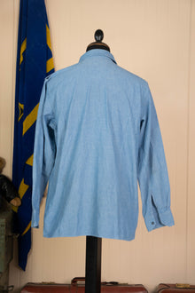 1990 Camicia Vintage esercito italiano Chambray - It 52