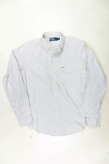 Camicia Ralph Lauren a Righe Classic Fit Panna "M"