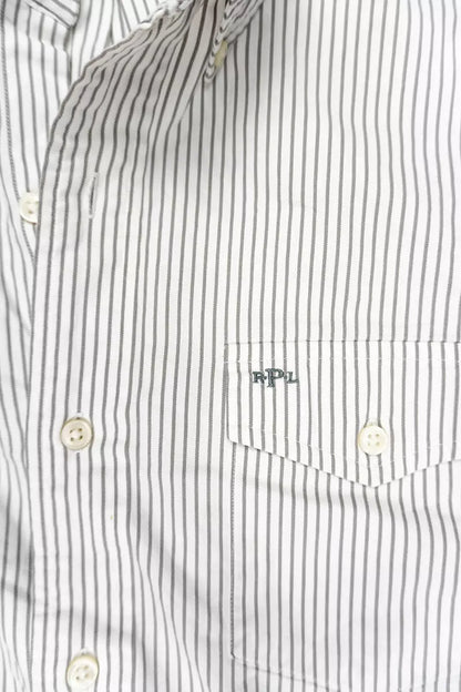 Camicia Ralph Lauren a Righe Classic Fit Panna "M"