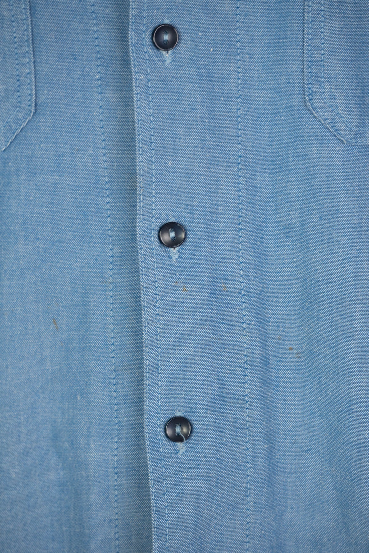1990 Camicia Vintage esercito italiano Chambray - It 52
