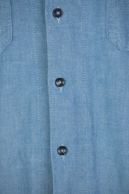 1990 Camicia Vintage esercito italiano Chambray - It 52