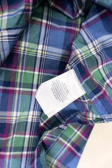 Camicia a Quadri Ralph Lauren Slim Fit Blu "M"