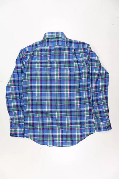 Camicia a Quadri Ralph Lauren Slim Fit Blu "M"