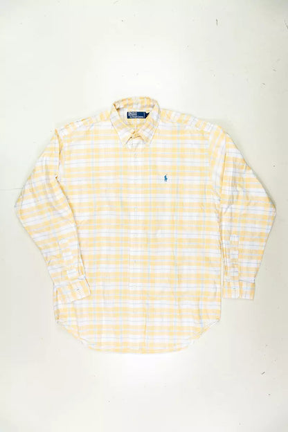 Ralph Lauren Checkered Shirts Classic Fit Yellow "M"
