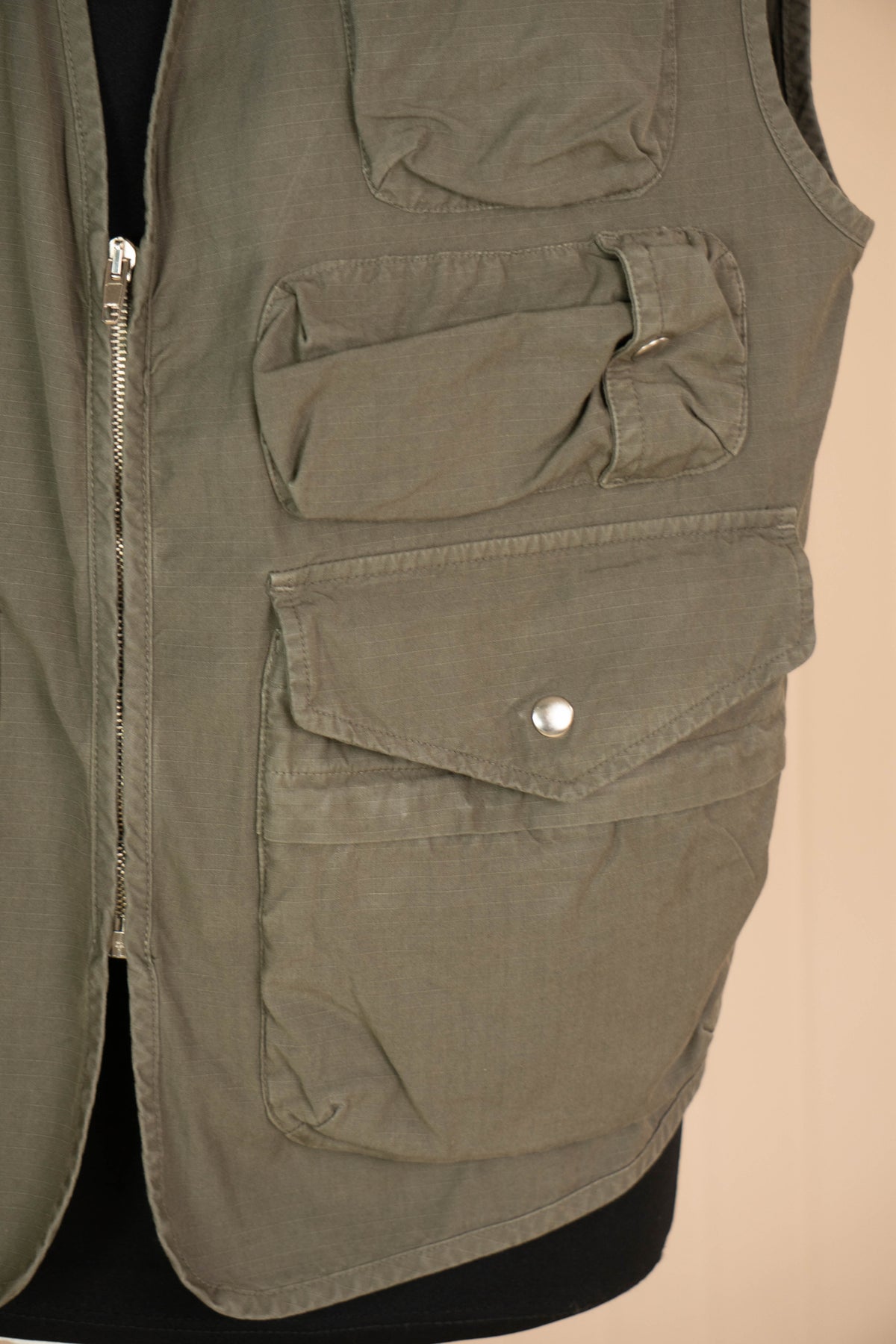 Vintage 2000 Gilet Schott Pesca Utility - L