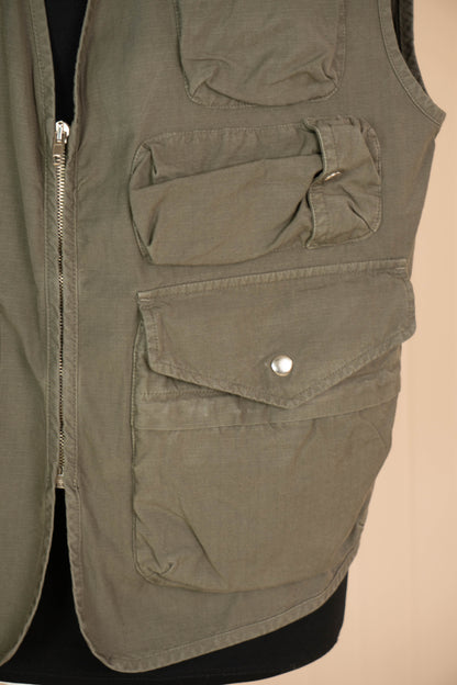 Vintage 2000 Gilet Schott Pesca Utility - L